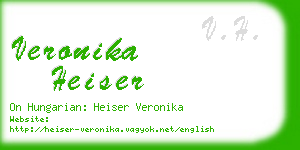 veronika heiser business card